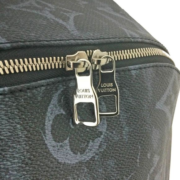 Louis Vuitton Discovery Backpack Monogram Pastel Noir Black Gray PM Shoulder Bag - Picture 7 of 9
